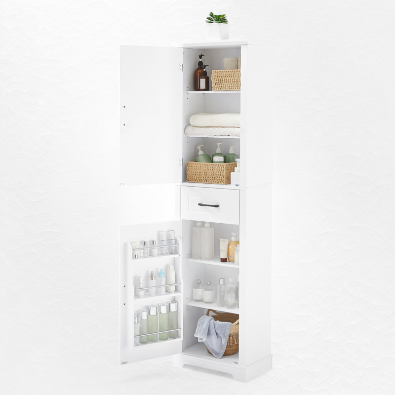 20" Wide 1 - Drawer Storage Cabinet, White