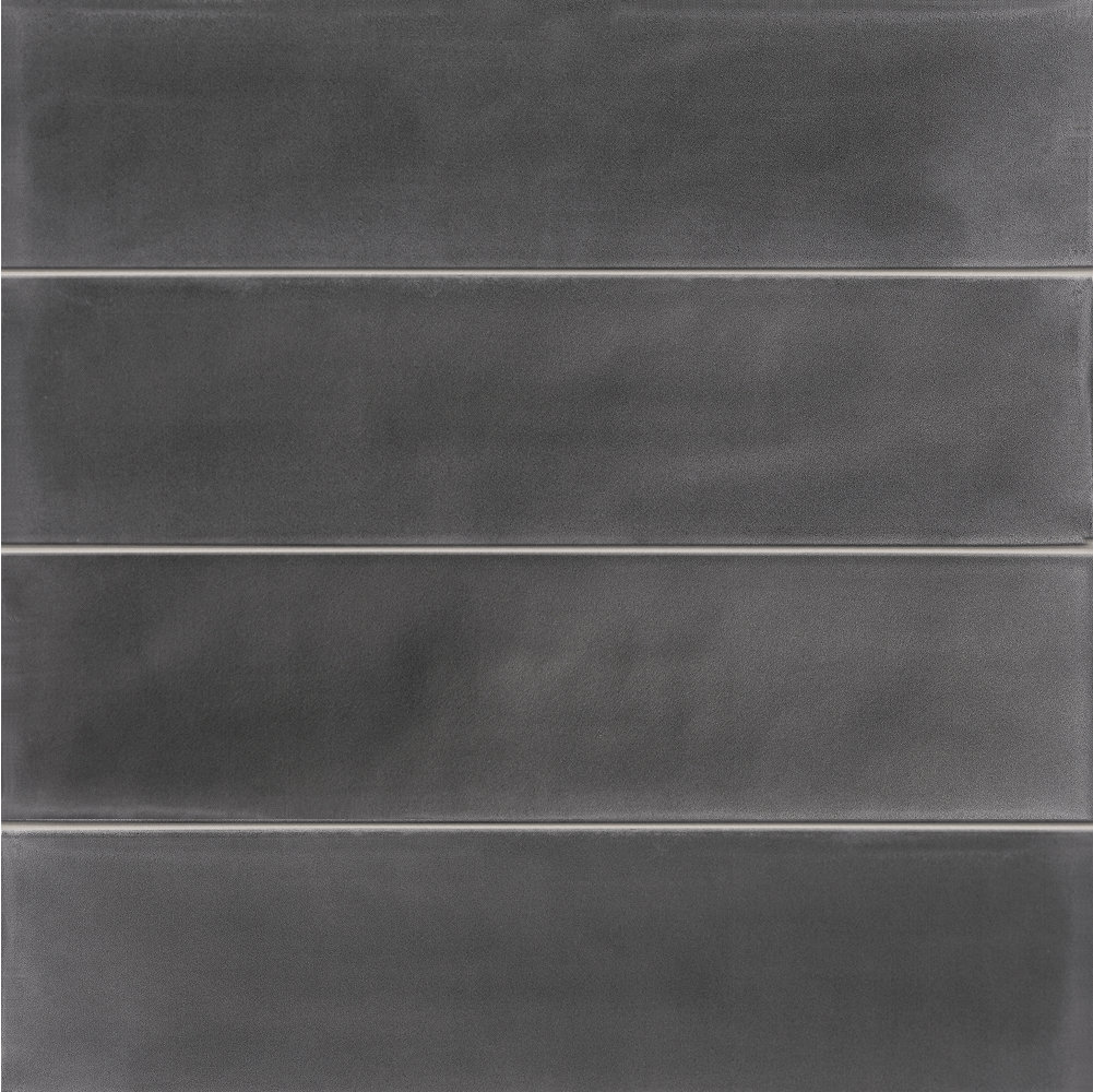 Moxy 2" x 10" Matte Tile, Nero