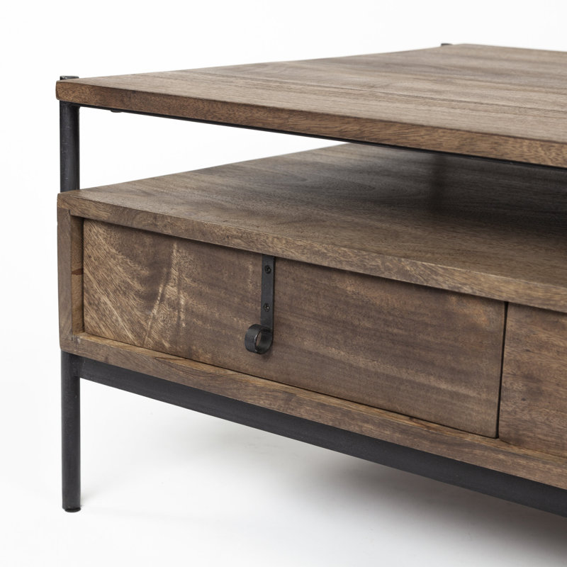 Wytse Solid Wood Top Single Coffee Table