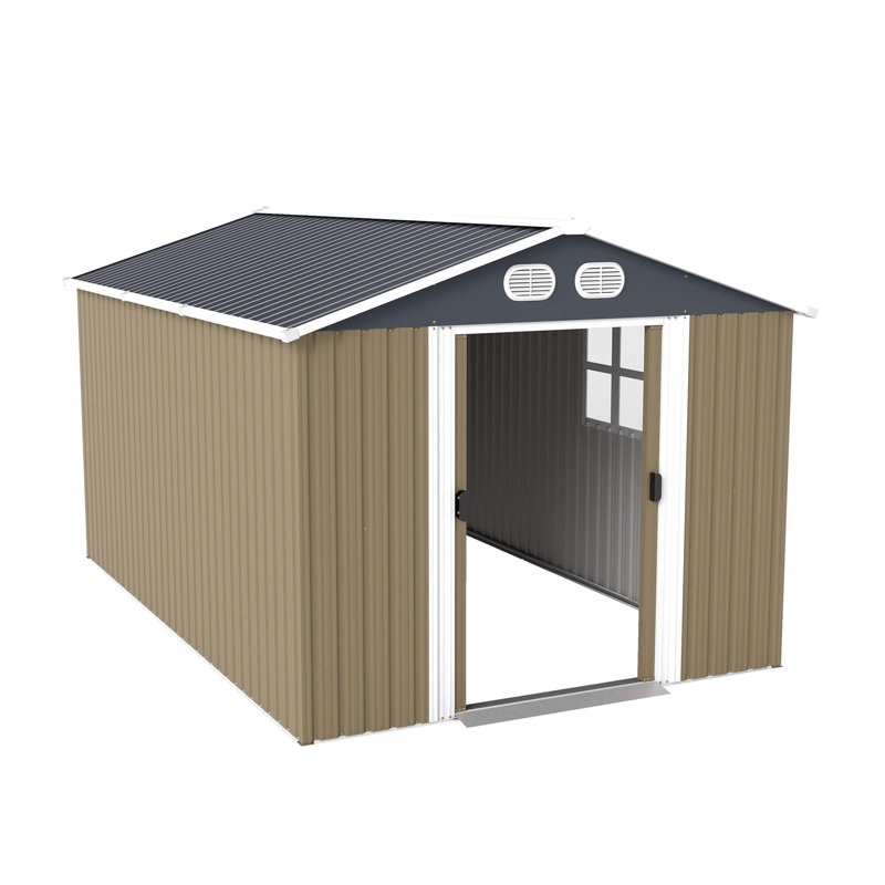 Remise de rangement en métal brun 8 pi x 12 pi Campcraft, Brun