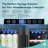 Euhomy 23.5'' W 21 Bottles And 88 Cans 4.65 Cu Ft (Dual Zone) Wine And Beverage Refrigerator - Freestanding/Built-In/Under Counter Cooler With Tempered Glass Door & Reversible Handle
