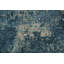 Tapis moderne bleu abstrait 5 x 8