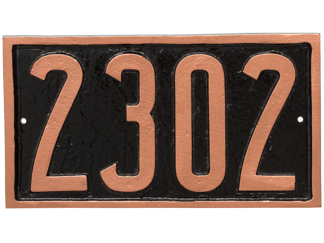 Rectangle Wall Plaque Montague Metal Products Inc.