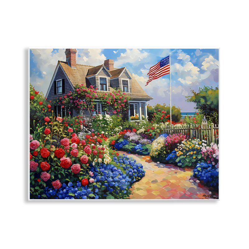 Une plaque murale An American House, design par LSR Creative Studio