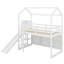 Lit mezzanine simple avec tablettes et lumière-120034833