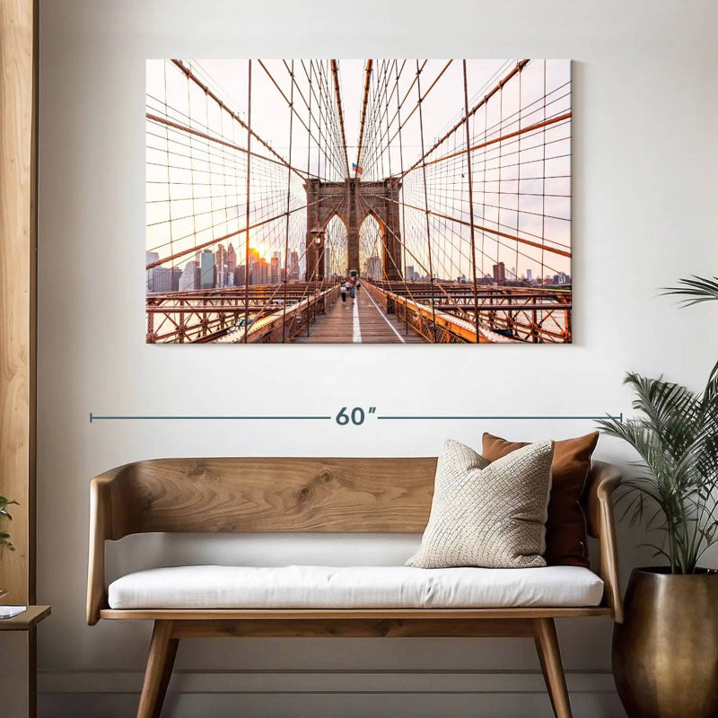 Lilie Brooklyn Bridge, Manhattan, H 32 po x l 48 po