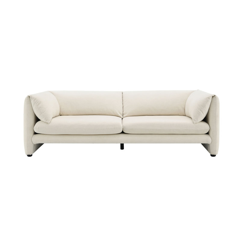 Jaeda Beige Linen Sofa