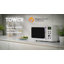 Tower T24041BLK Digital Microwave with Sleek Mirror Door, 800W, 20L, Chrome-129103796