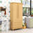 Elegant Wood Storage Cabinet - Adjustable Shelves, Quiet Hinges-694184071