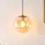 Luminaire suspendu sphérique 1 lumière Fika