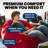 5ft Bean Bag Chair and Footstool, Oversized Lounger, Suede-71404251-71404244