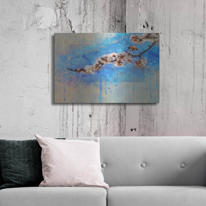 «Fleur d'abricot» par Chris Vest, H 24 po x l 36 po