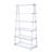6-Tier Fixed Shelves