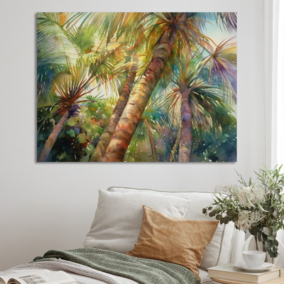 Palmier vert paradis II - impression