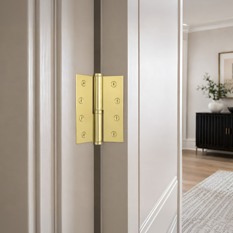 Deltana DSBLO410B-LH Left Hand 4" x 4" Square Lift-Off Hinge Oil Rubbed Bronze Finish, Unlacquered Brass