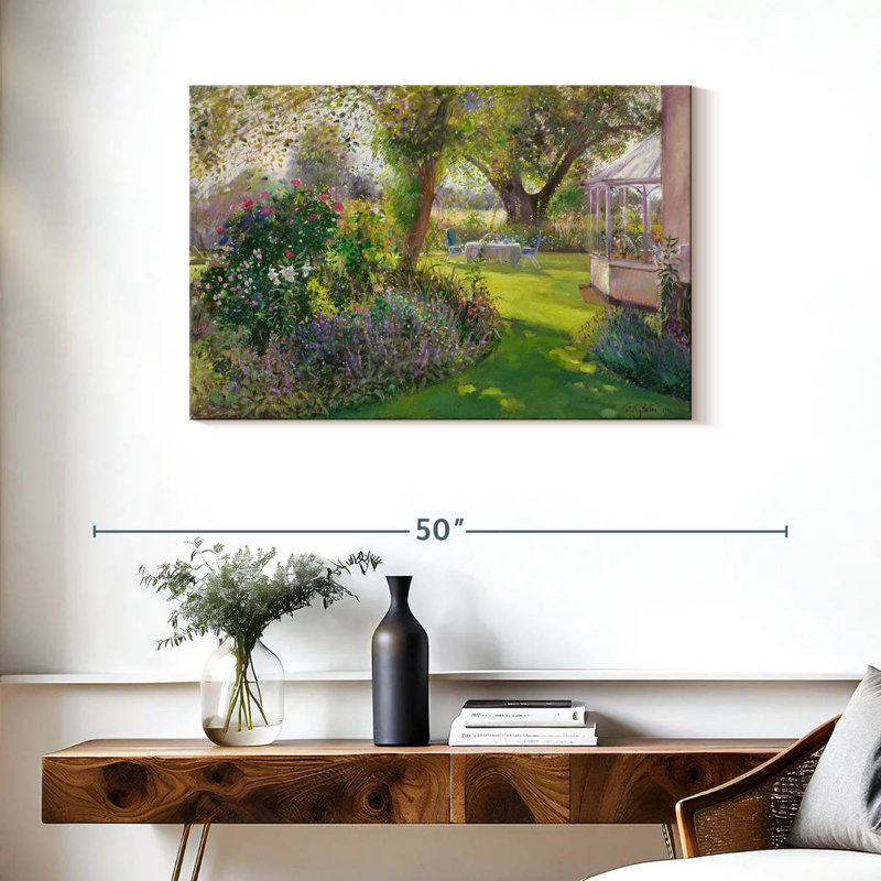 Senne Tea Under The Great Oak, 24" H x 36" W