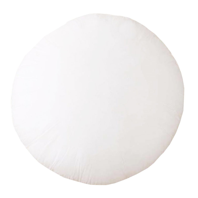 White Premium Polyester Pillow Insert Round, 20"H x 20"W