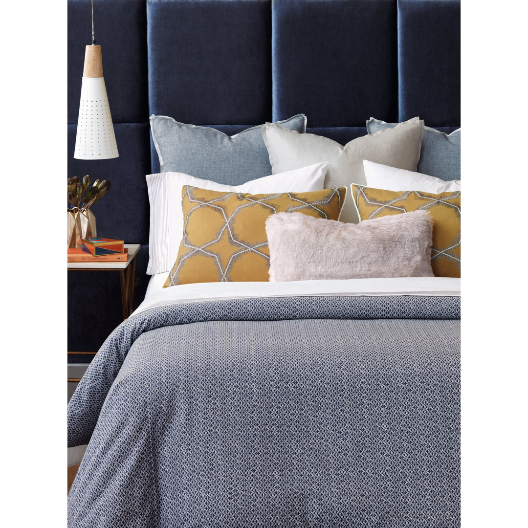Lake Morning Percale Geometric Shapes Duvet Cover Thom Filicia Home Collection by Eastern Accents 