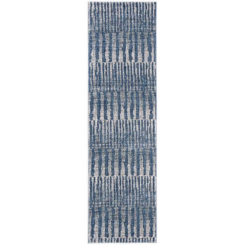 Tapis abstrait Katzer Performance, Tapis de couloir 2 pi 3 po x 8 pi