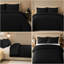 Microfiber Striped Duvet Cover Set-125336757