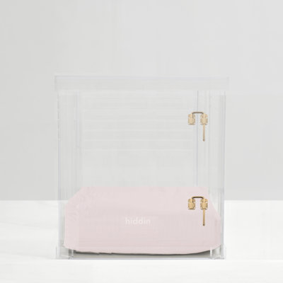 Caisse pour animaux de taille moyenne avec loquet doré