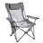 Reclining Camping Chair, 4 Adjustable Positions, Portable Folding Lounger For Adults, Mesh Beach Chair With Headrest & Foot Rest, Supports 220 Lbs, Heavy Duty Camp Chairs For Patio, Gray