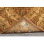 Tapis traditionnel en laine noué à la main Oushak doré 11 pi 9 po x 17 pi 9 po