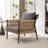 Radimir Upholstered Armchair With Solid Wood Arms-1464883263