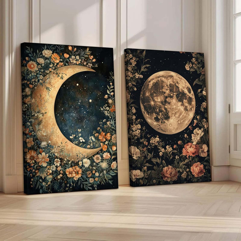 2 Piece Wrapped Canvas Print, 60 cm H x 80 cm W