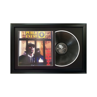 Public Enemy "It Takes a Nation of Millions to Hold Us Back" Framed Record with Black Mat