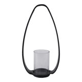 Latitude Run® Tall Rounded Lantern, Black