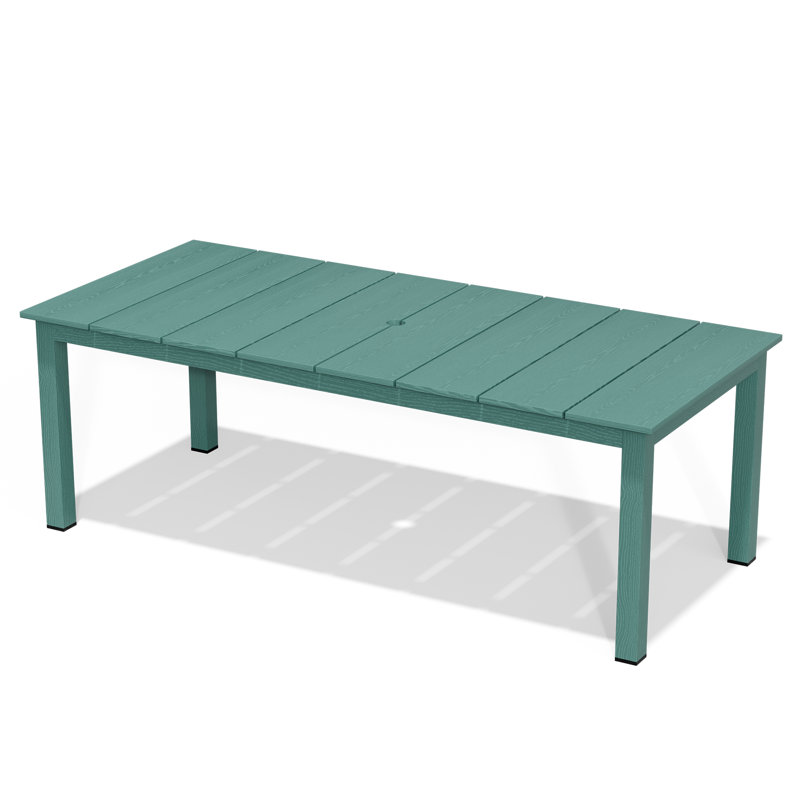 Table de salle à manger de patio, Noir