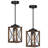 Euanson Light Lantern Rectangle Pendant