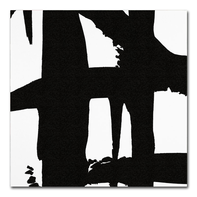 Crossing Paths I by Sarah Adams - Graphic Art on Canvas, 35" H x 35" W