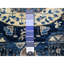 Tapis de couloir bleu nouvel âge 2 pi 6 po x 6 pi 8 po Zyell