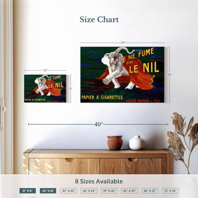 Brampt Le Nil Rolling Paper, 16" H x 24" W