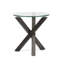 Table basse ronde, 2 tables d'appoint et table basse.-1806344266