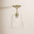Barba 1-Light Dimmable Semi-Flush Mount-122897320