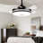 Kadesia 42'' Ceiling Fan with LED Lights and retractable fans