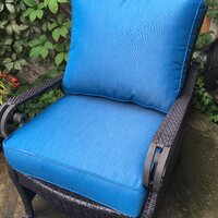 Eddie Bauer Sunbrella Deep Seating Lounge Chair Cushion - Double Piped Spectrum Carbon - 11567U-F48085