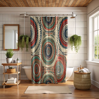 Rideau de douche Boho Breeze - Premium