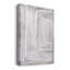 Concentric White I - impression sur toile tendue-781882553