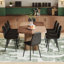 Ensemble de table de salle à manger à double caisson-112473208-112473209