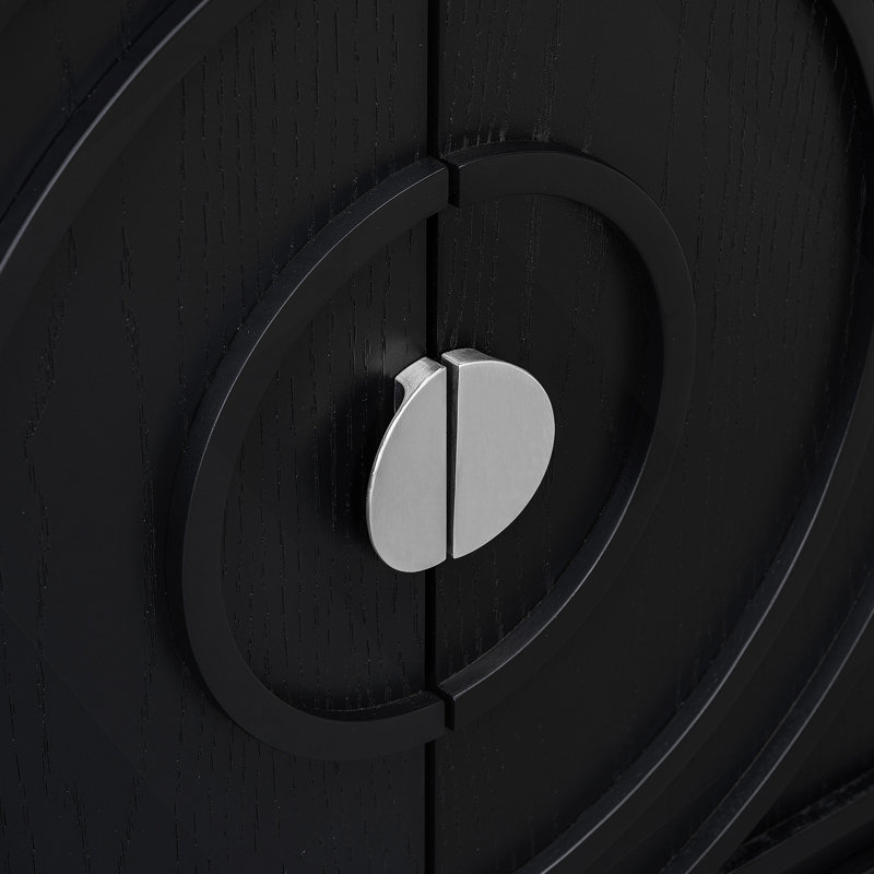 Buffet 4 portes Retro, Black