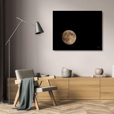 Latitude Run® Larson, Nathan Gallery Wrapped Canvas Art Titled: Moon Detail II