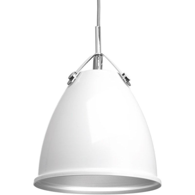 Cherrelle 1 - Light Single Pendant, 14.5" H x 20" W x 20" D, White