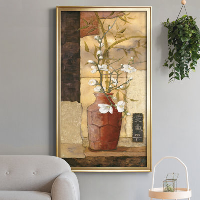 Mandarine II - Peinture sur toile encadrée