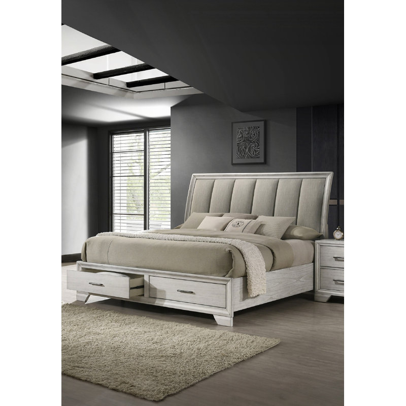 Tête de lit tapissier plateforme ultra-moelleuse, Grand lit