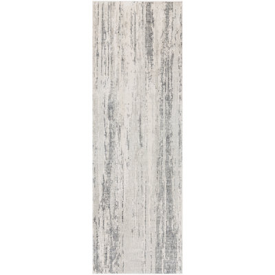 Tapis abstrait gris / gris anthracite Omaha
