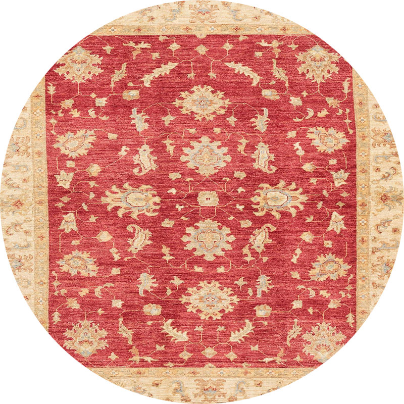 Tapis abstrait moderne 3514, Rond 6 pi